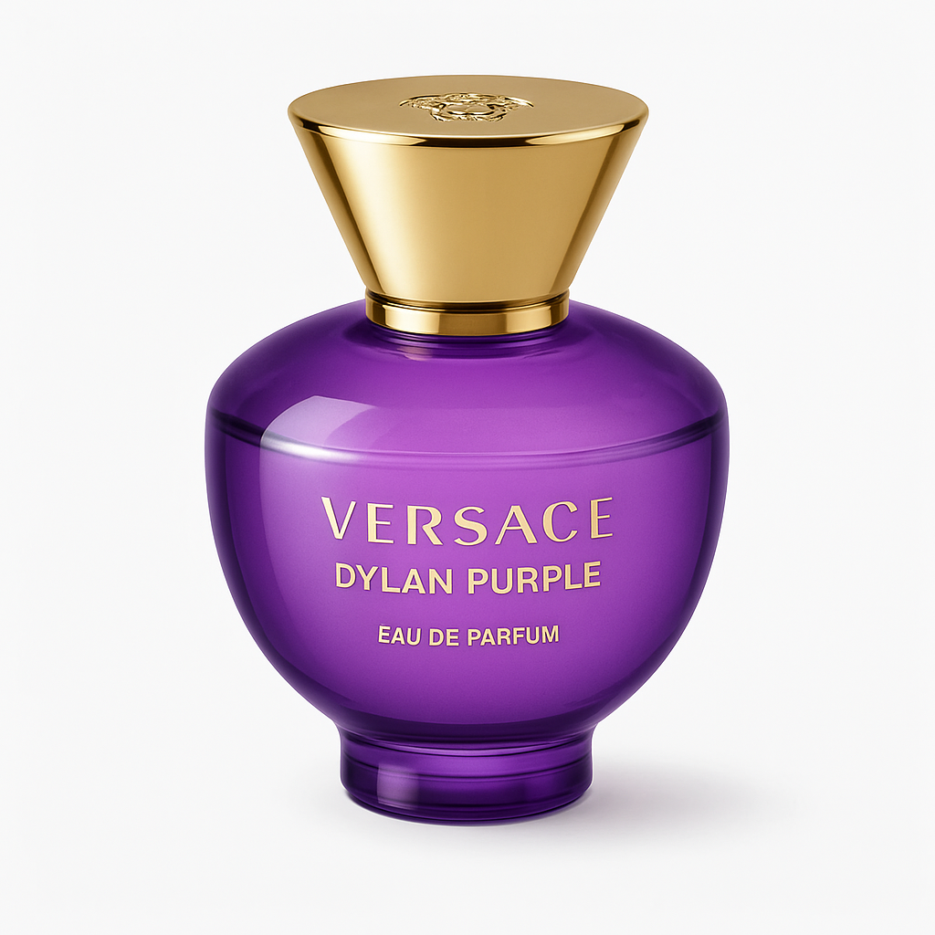 Versace Dylan Purple Eau de Parfum – Bright, Elegant & Fruity Floral Scent for Women (3.4 oz)