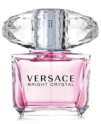 Versace Bright Crystal Eau de Toilette – Fresh, Feminine & Floral Fruity Scent (3.0 oz)