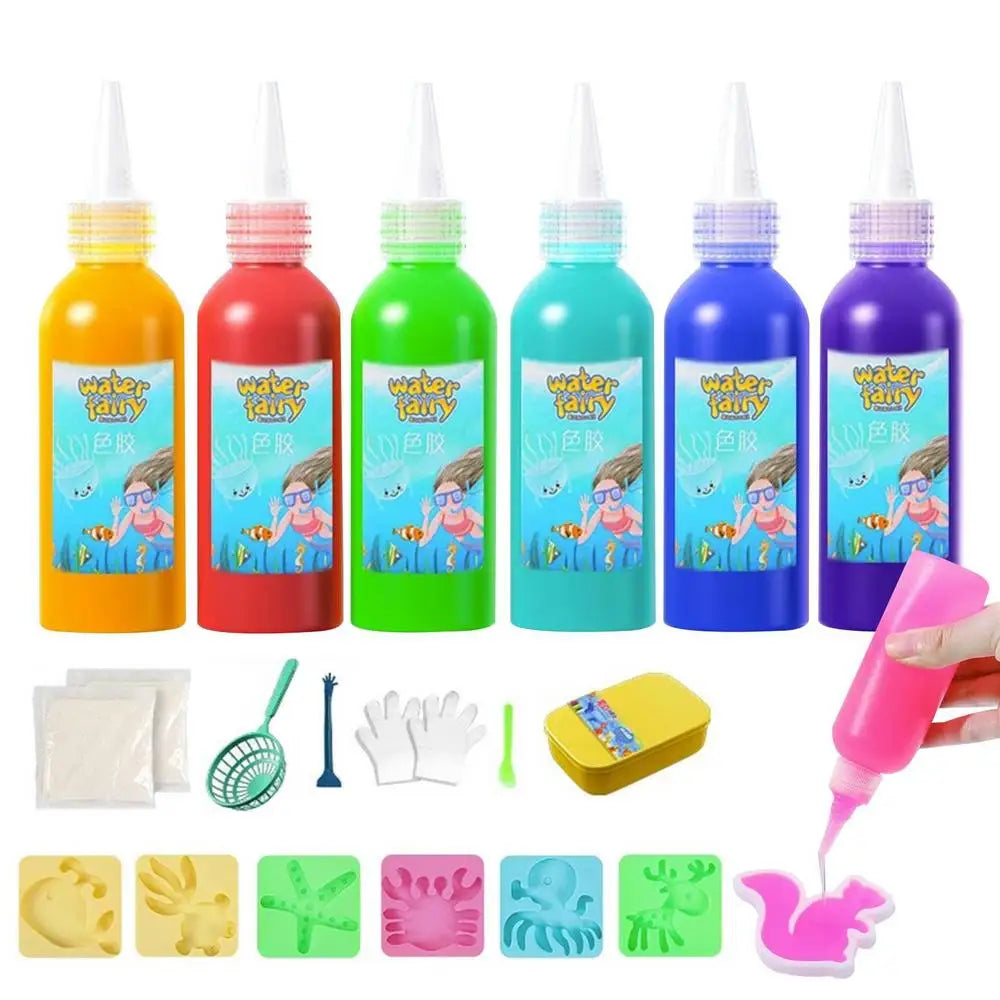 Magic Water Elf Toy Kit Aqua Fairy Toy Set For Kids Kids Craft Kit For Sea Creature Water Elf Kit Fun And Early Education Toys