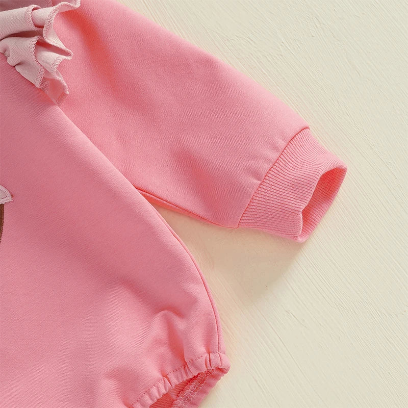 Infant Boy Romper Soccer Ball Applique Short Sleeve Round Neck Jumpsuit with Snap Closure