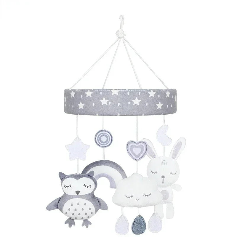 Baby Crib Mobiles Rattles Music Educational Toys Bed Bell Carousel for Cots Infant Baby Toys 0-12 Months for Newborns Gifts New