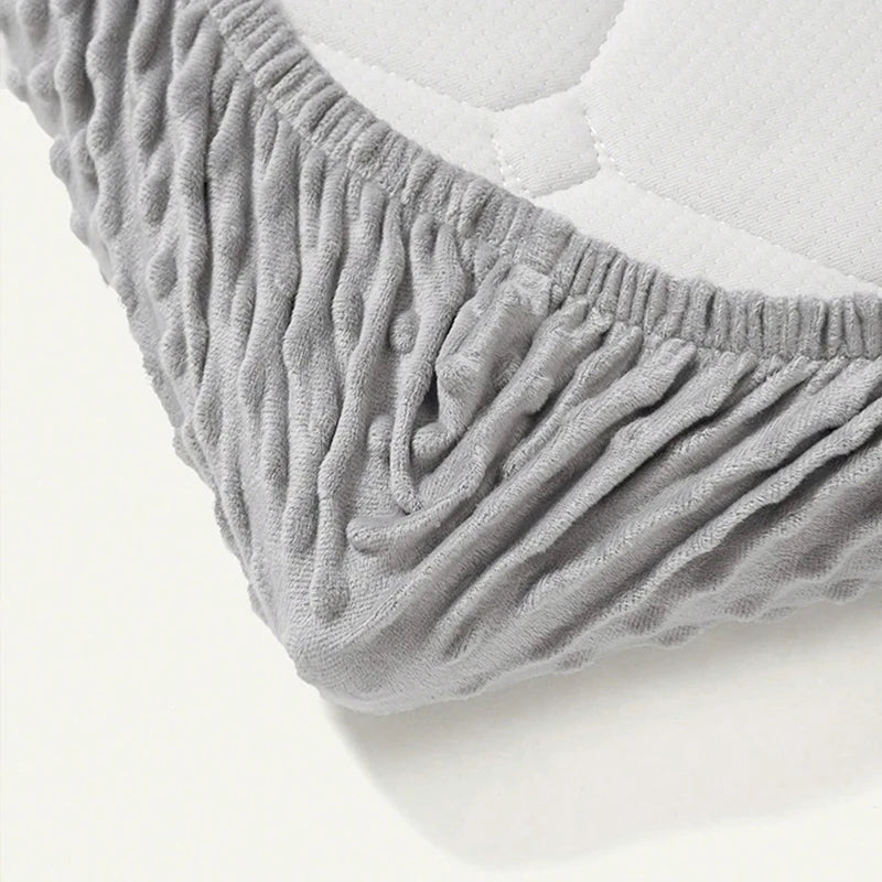 1PC Solid Color Dotted Flannel Crib Sheet Crib Mattress Children's Bed Cover For Newborn Bassinet Cradle Sheet Beding