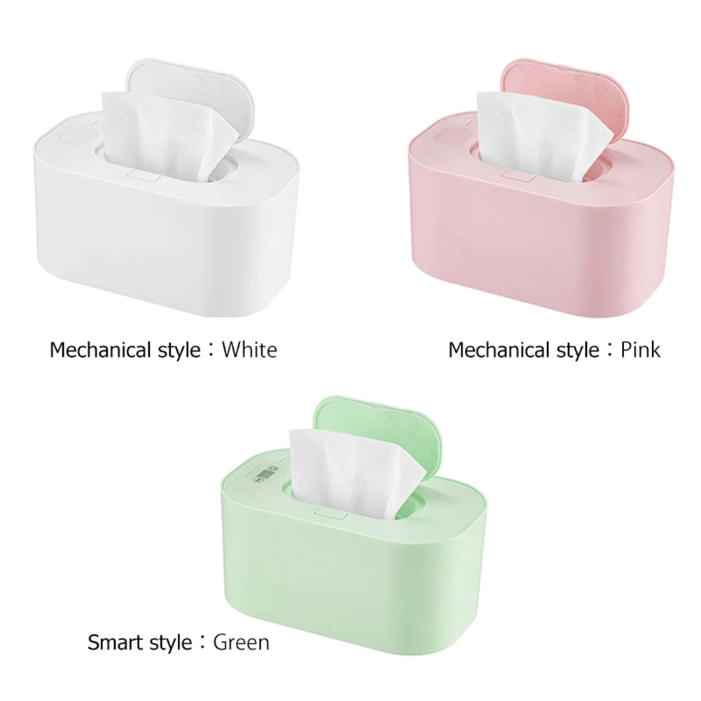 Baby Wipe Warmer Large Capacity Wipes Dispenser Newborn Essentials Baby Wipes Case Warms Quickly and Evenly Compact Wipes Warmer