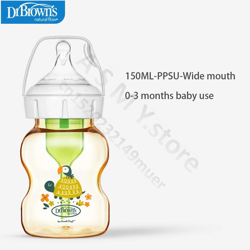 Dr. Brown's newborn PPSU / anti-colic / wide mouth / baby bottle / anti-drop 150ML,270ML baby bottle