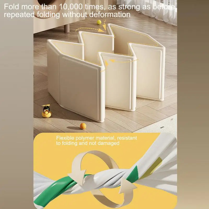 Foldable Baby Bathtub PVC Large Baby Shower Tub Portable Foldable Bath Tub Shower Basin With 5 Balls & 2 Duck For Kids 0-8 Years