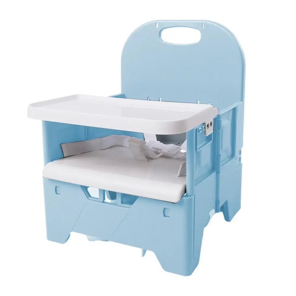 Foldable Baby High Chair Adjustable Waterproof Baby High Chair with Foldable Design Harness for Dining Table Kitchen for Babies