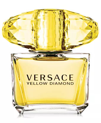 Versace Yellow Diamond Eau de Toilette – Radiant, Fresh & Elegant Floral Citrus Perfume for Women (3.0 oz)