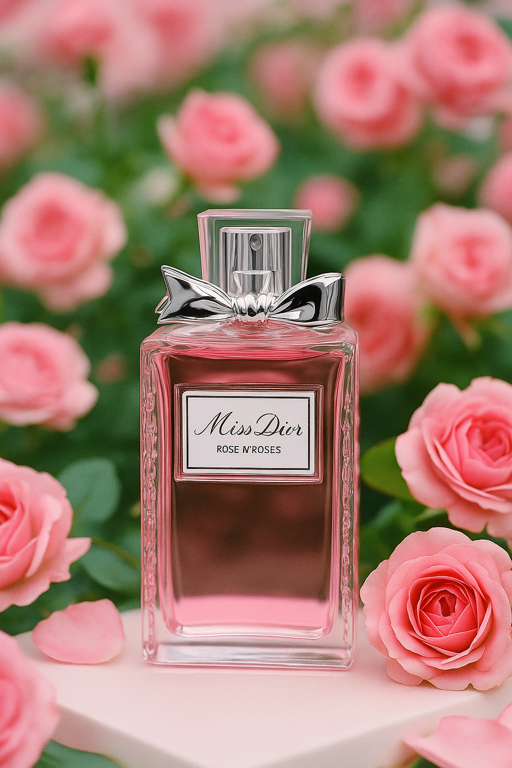 Miss Dior Rose N’Roses Eau de Toilette – Fresh, Radiant & Elegant Floral Scent for Women (3.4 oz)