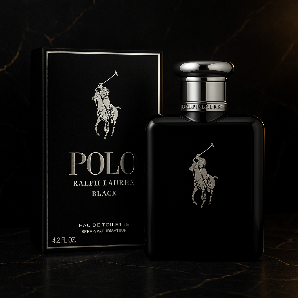 Ralph Lauren Polo Black – Men’s Eau de Toilette, Bold Woody Aromatic Cologne in Black Bottle
