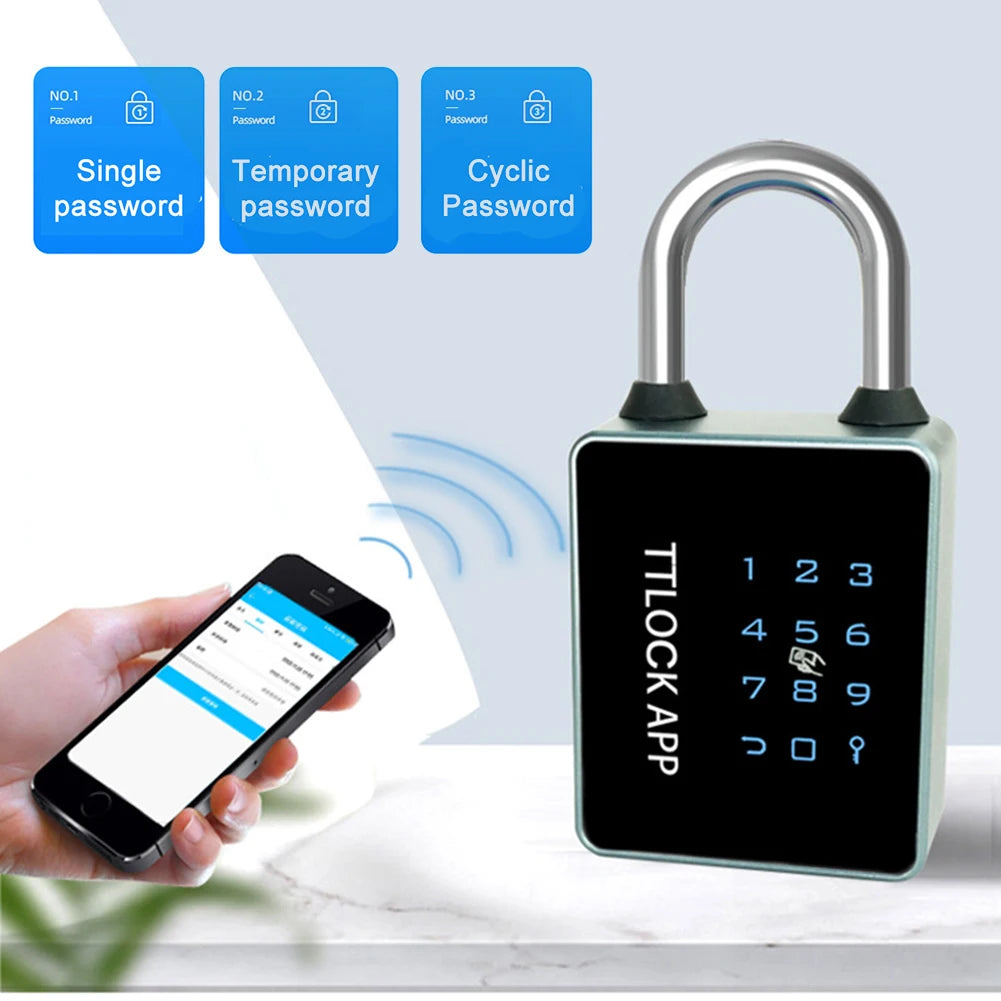 Hanging Smart Lock TUYA/TTLOCK APP Padlock 4 Ways Unlocking Keyless Drawer Safety Lock IP65 Waterproof Anti Theft Door Lock