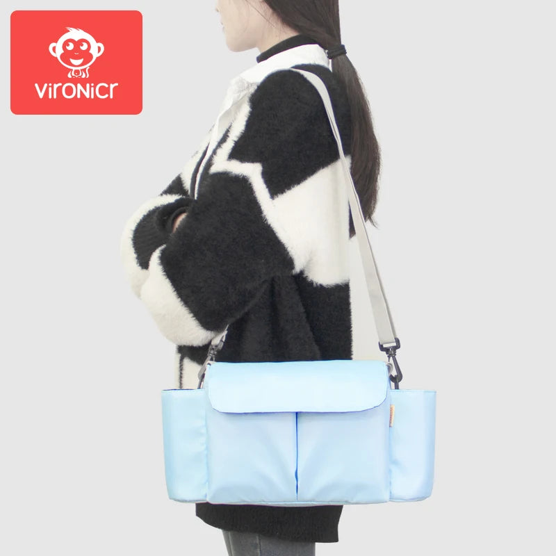 Baby stroller bag, baby stroller bag, large-capacity stroller bag, BB stroller miscellaneous storage bag