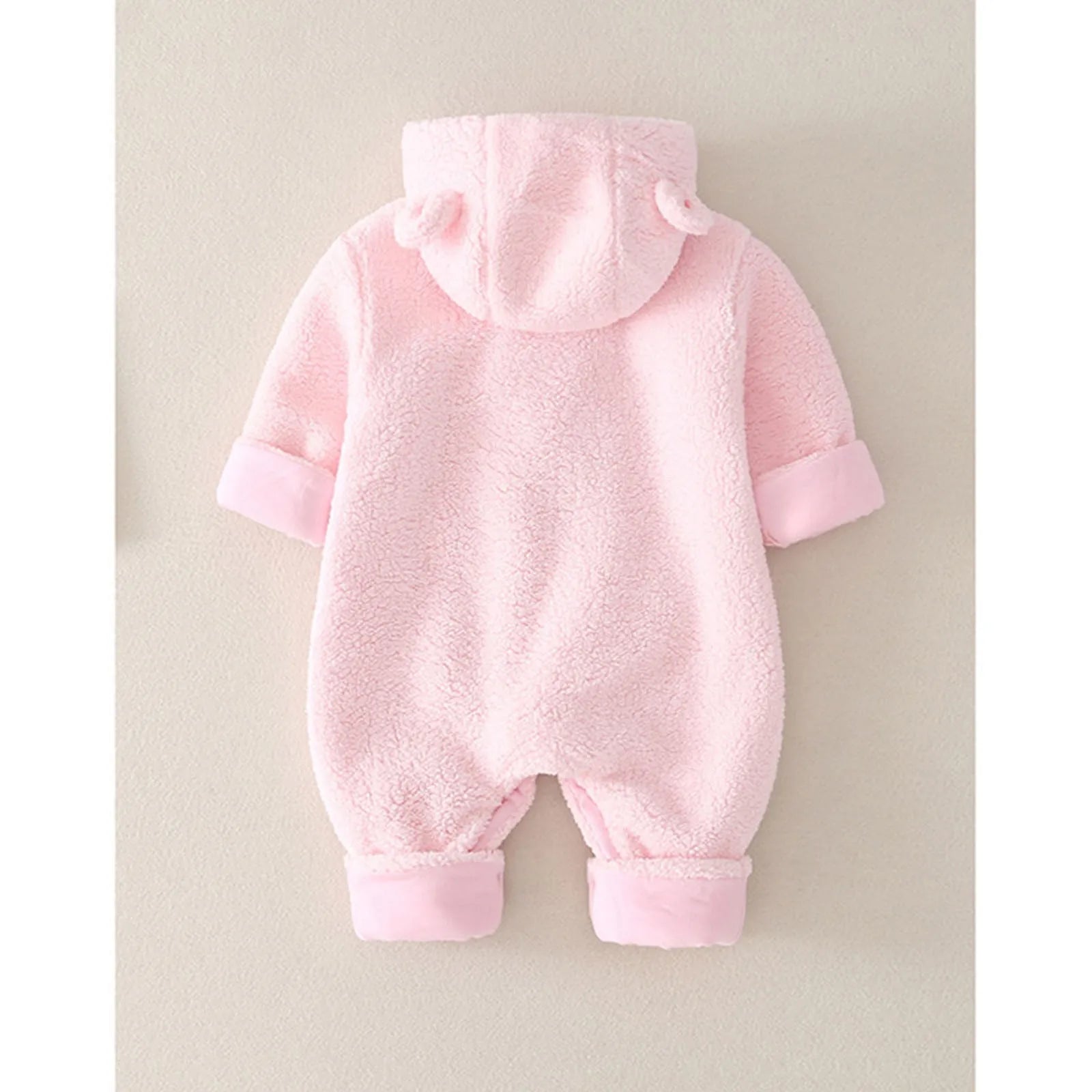 Baby Winter Clothes Jumpsuit Cotton Coat With Thick Velvet For Both Male And Female Babies Foot Baby Girl Romper 12-18 Months