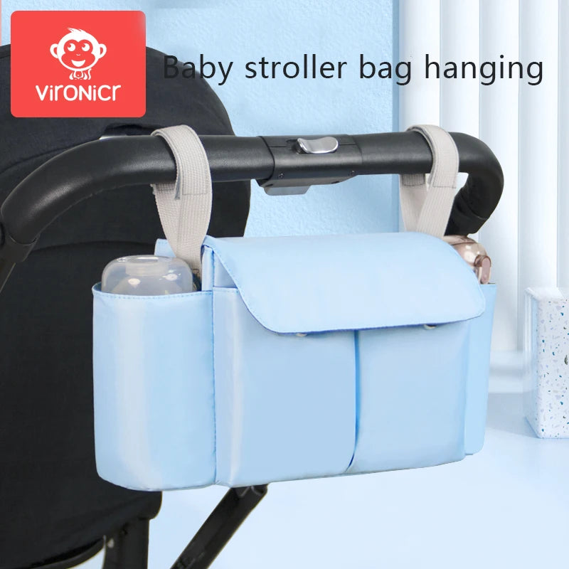 Baby stroller bag, baby stroller bag, large-capacity stroller bag, BB stroller miscellaneous storage bag