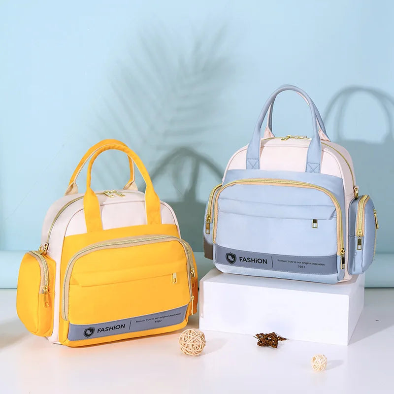 Fashionable Mommy Bag Premium Tote Diaper Bag for Women Multipurpose Shoulder Crossbody Maternity Hospital Bag for New Moms
