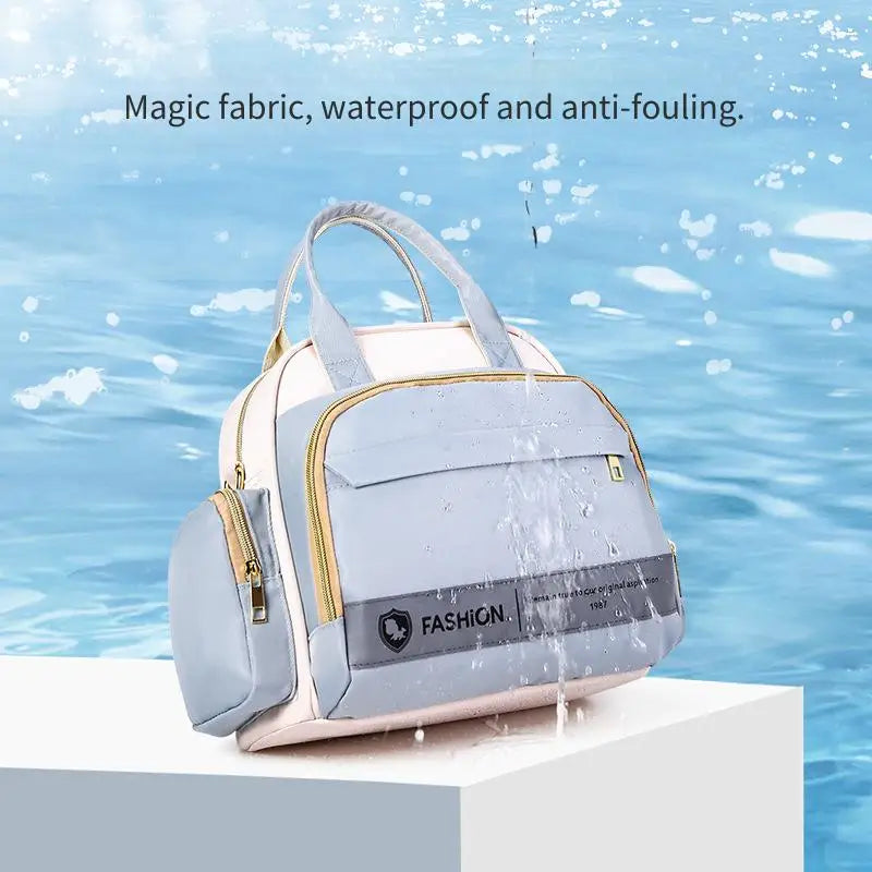 Fashionable Mommy Bag Premium Tote Diaper Bag for Women Multipurpose Shoulder Crossbody Maternity Hospital Bag for New Moms