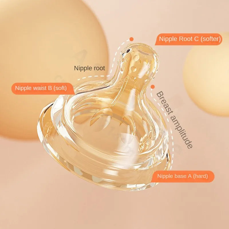 Newborn Feeding Bottle/ Baby PPSU Anti-fall Milk Bottle/ Anti-Colic Feeding Bottle/ Silicone nipple 90ML 0-3 months
