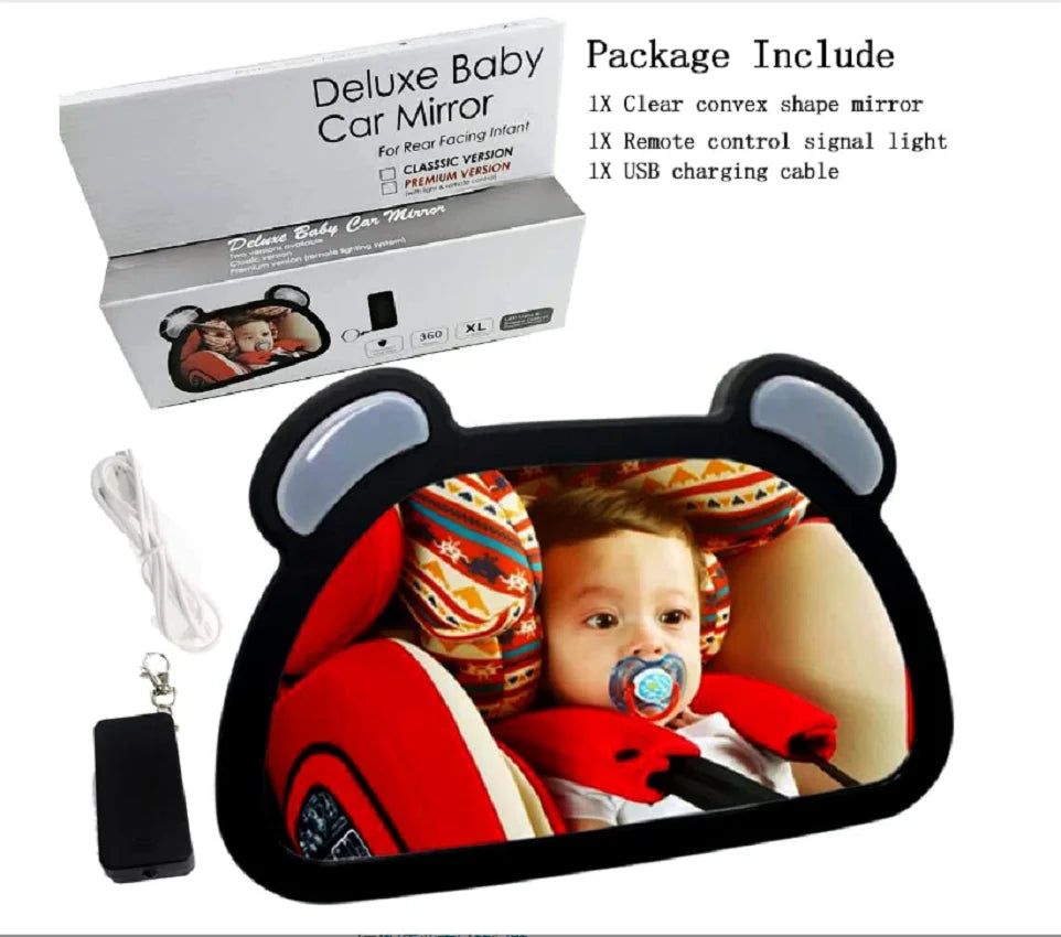 Baby Car Mirror Suction Cup, Baby Mirror for Car Seat Forward Facing Mirrors for Infant, Carseat Back Seat Backseat Child Rearvi