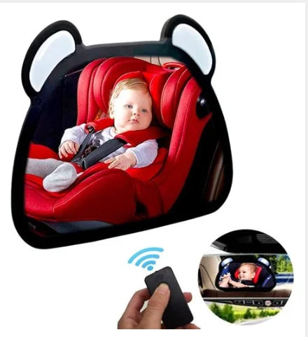 Baby Car Mirror Suction Cup, Baby Mirror for Car Seat Forward Facing Mirrors for Infant, Carseat Back Seat Backseat Child Rearvi
