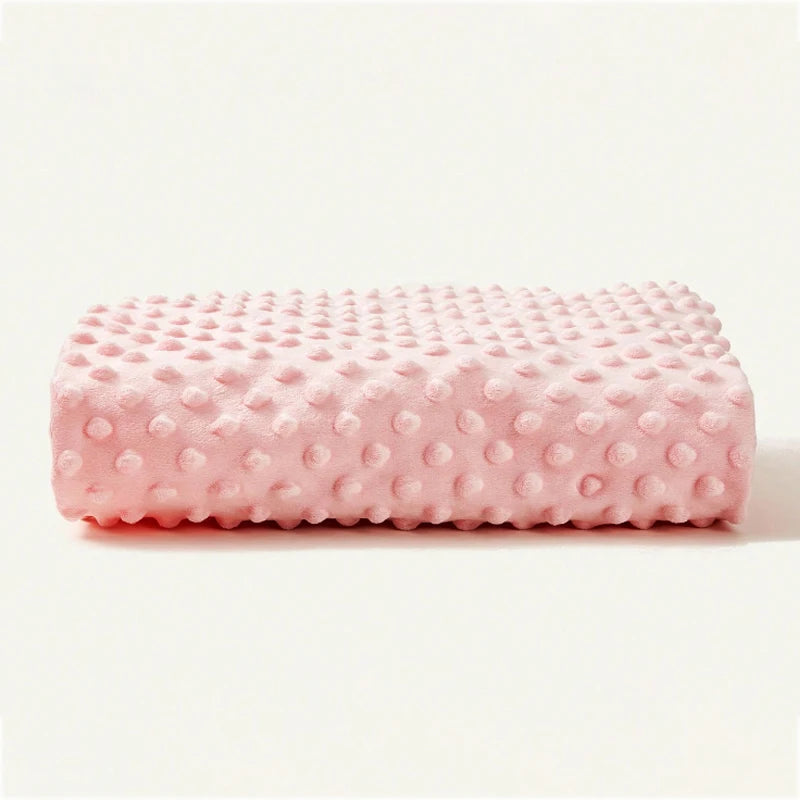 1PC Solid Color Dotted Flannel Crib Sheet Crib Mattress Children's Bed Cover For Newborn Bassinet Cradle Sheet Beding