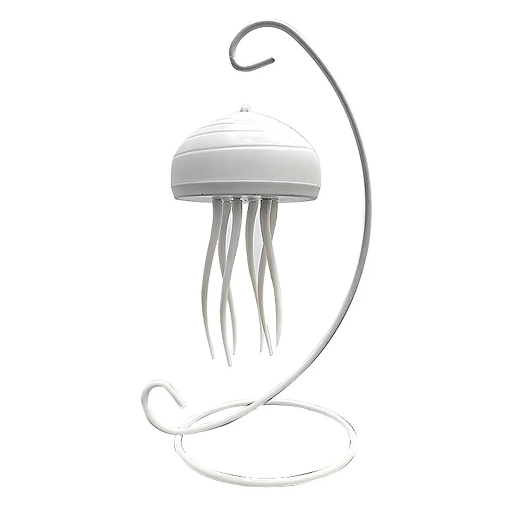 Jellyfish Night Light Dynamic Rotation Atmosphere Light USB Rechargeable Bedside Lamp Night Lamp for Home Decor