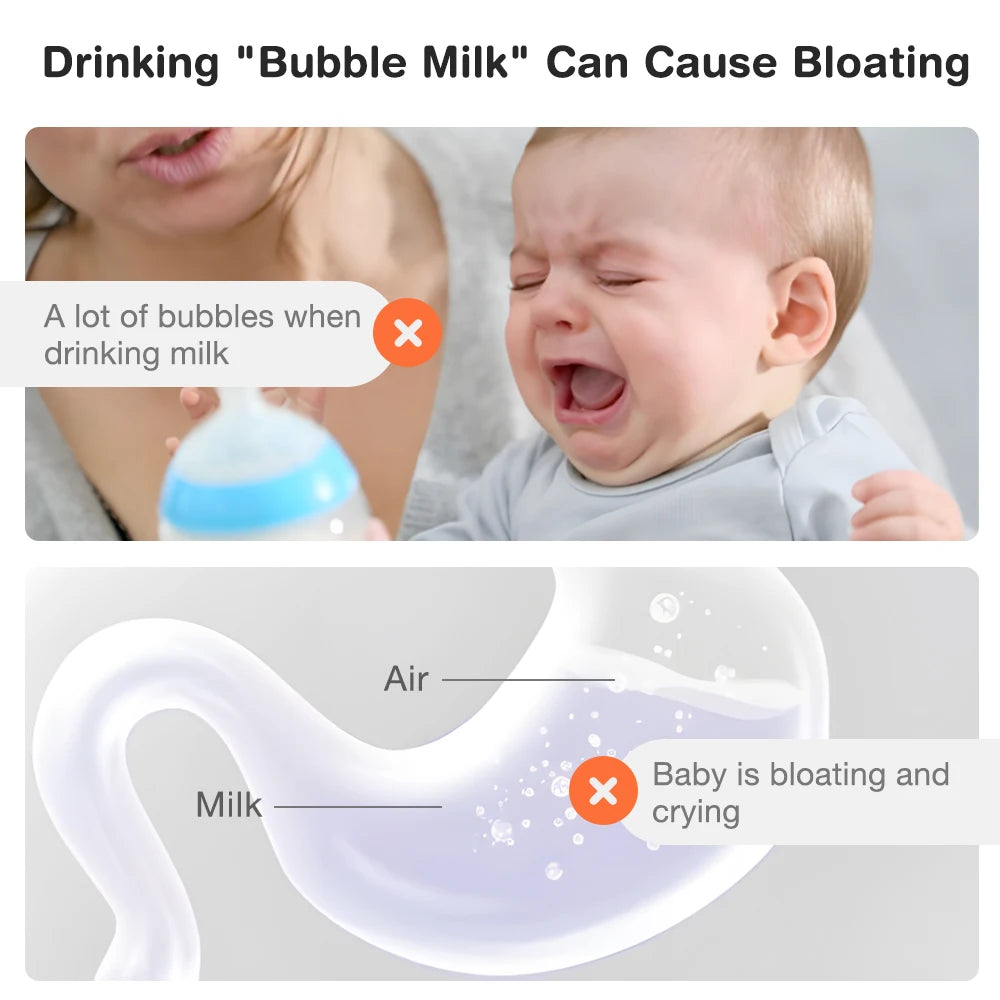 2PCS 150ml/260ml Baby bottles PPSU Baby Bottles Kids Teeth Guard Feeding Bottle Antifall Bottom Return Air Anti-bubble BPA Free