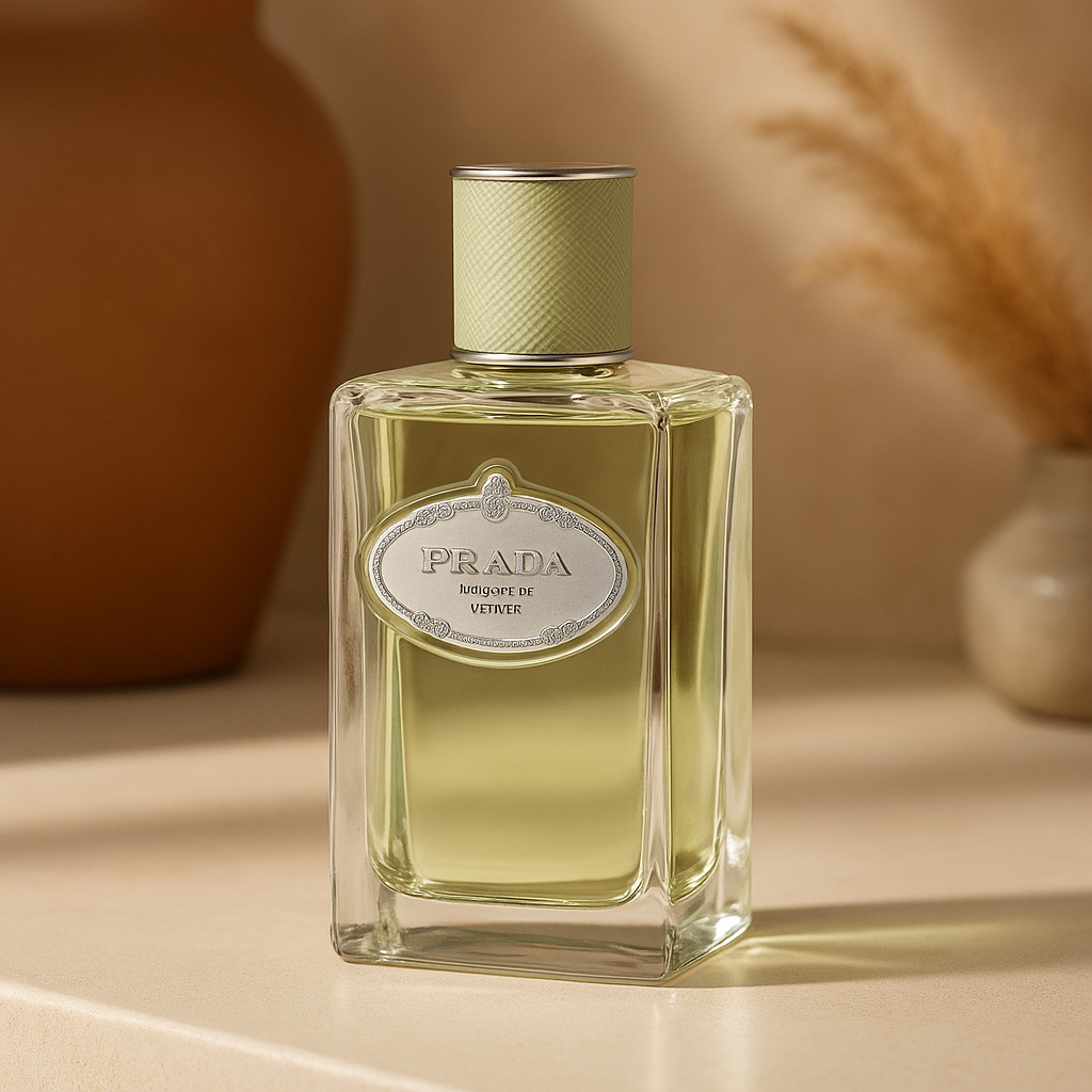 Prada Infusion de Vétiver Eau de Parfum – Fresh, Woody & Earthy Unisex Scent (3.4 oz)