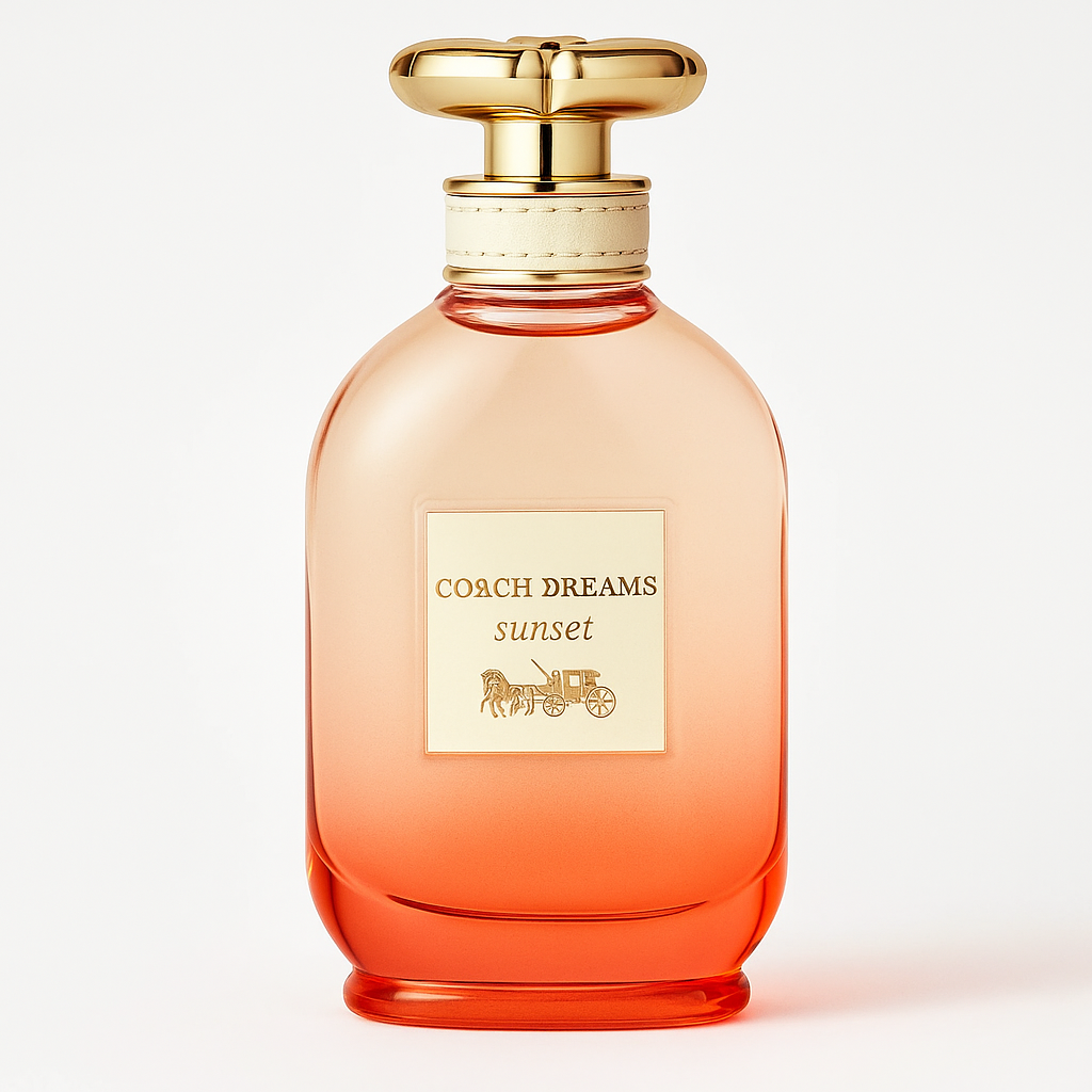 Coach Dreams Sunset Eau de Parfum – Warm, Radiant & Sweet Floral Amber Scent for Women (3.0 oz)
