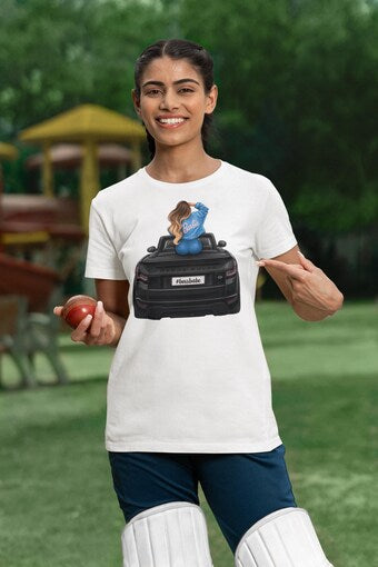 Bossbabe Barbie Girl Stylish Woman on Range Rover