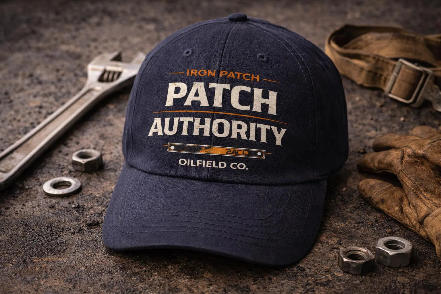 Patch Authority Oilfield T-Shirt – Iron Patch Co. Roughneck Back Print Tee