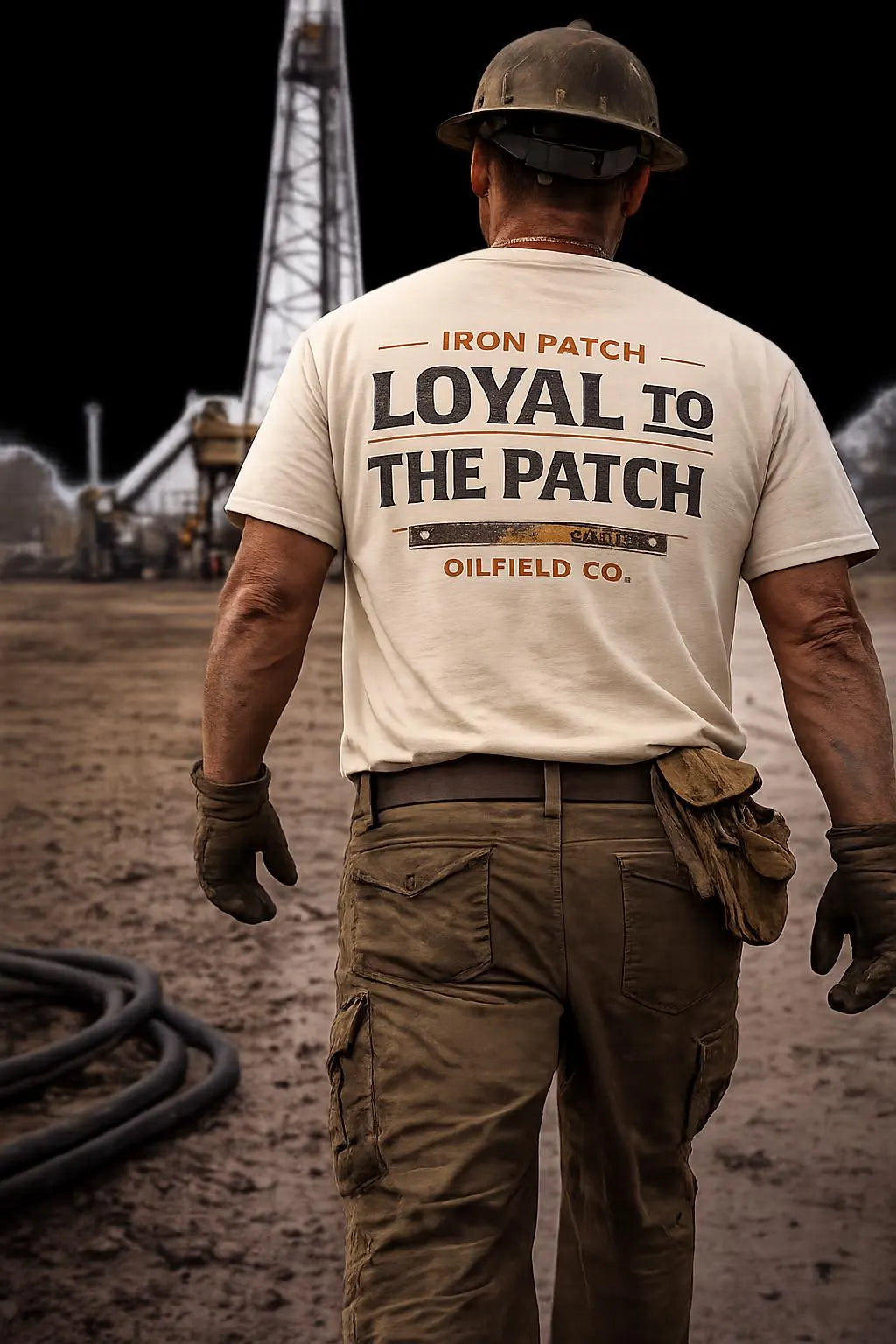 Loyal To The Patch Oilfield Work Shirt – Heavy Duty Gildan Tee