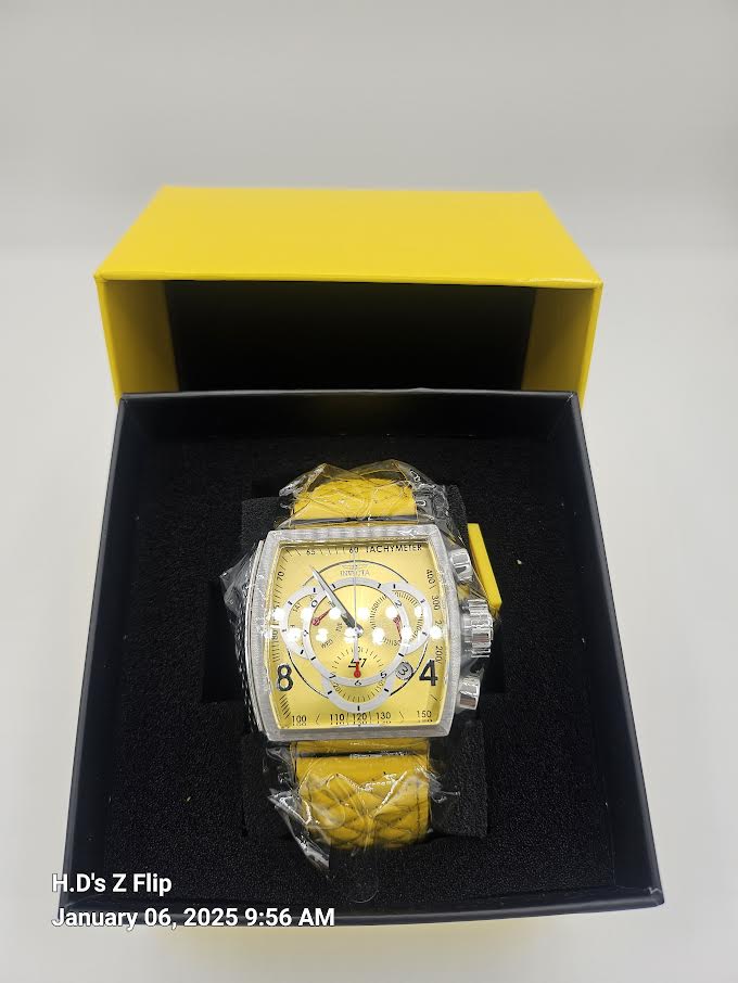 Invicta S1 Rally Swiss Ronda Z60 FE Caliber Men's Watch - 48mm, Yellow