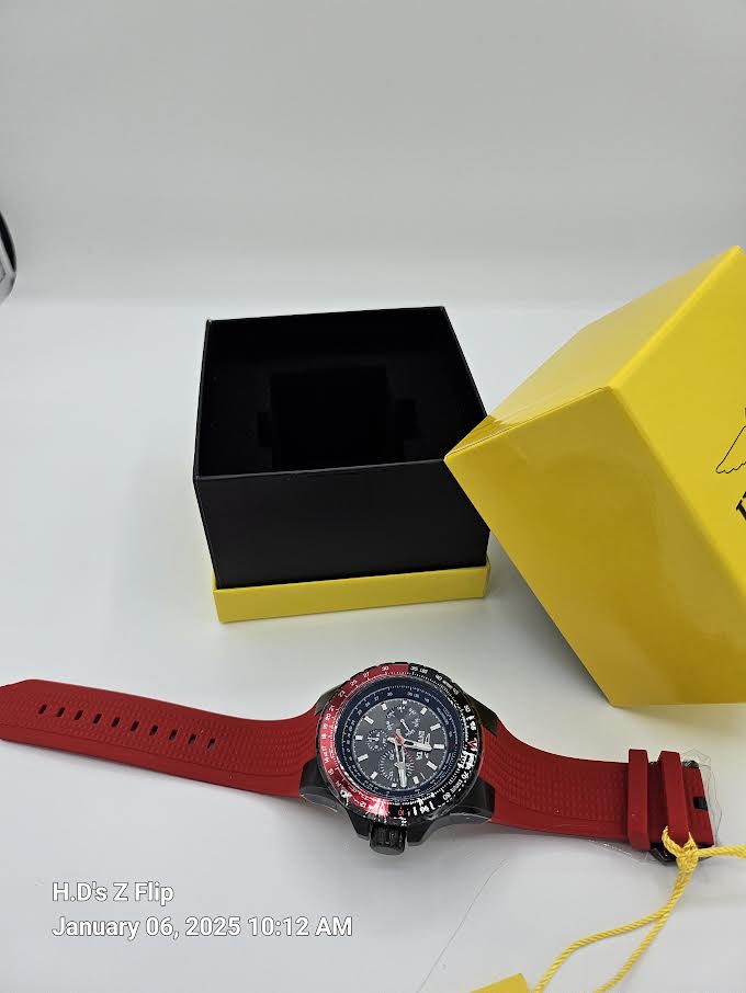 Invicta Aviator Men's Watch - 50mm, Black/Red
